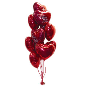 купить гелиевые шары в форме сердца  - купить с доставкой в в Феодосию
